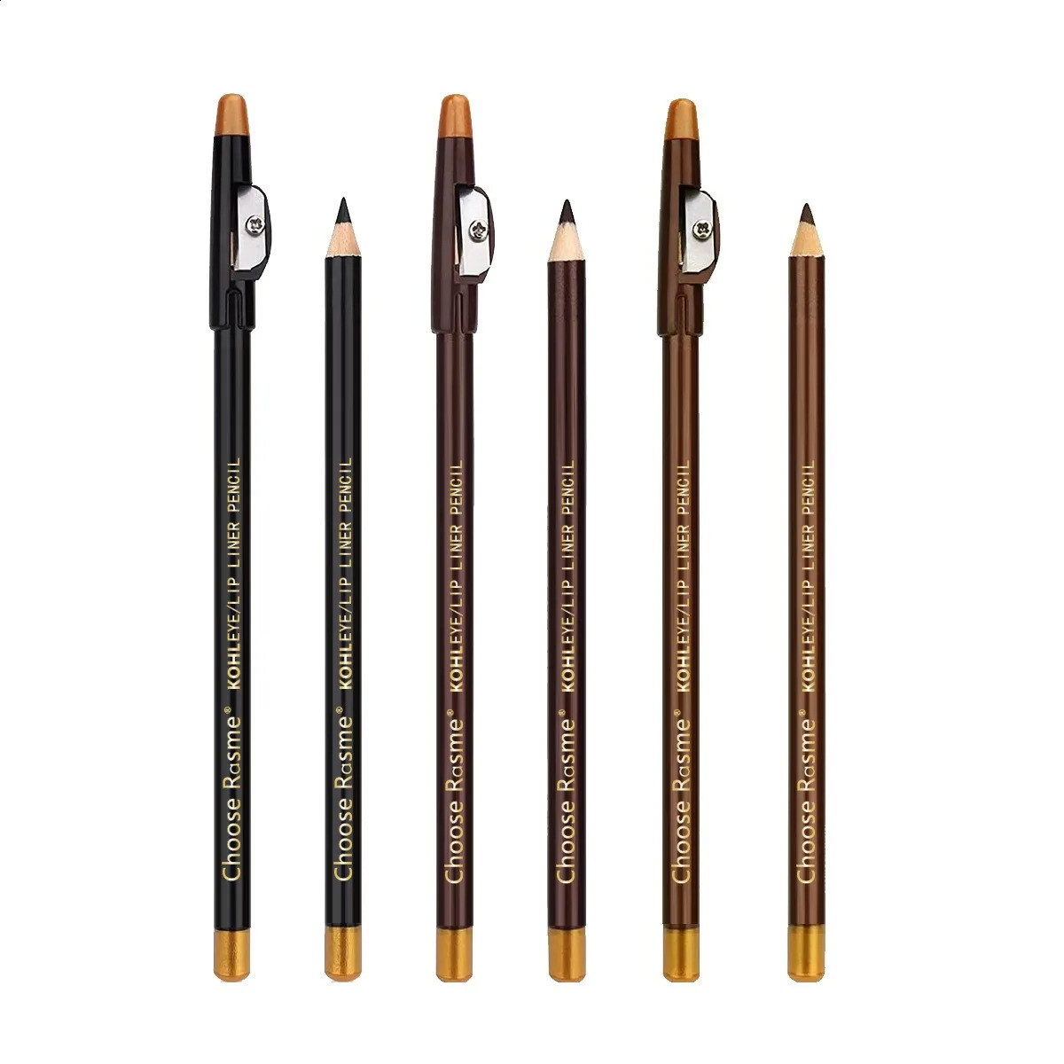 12PC Eyebrow Pencil Longlasting Wooden Hard core Ultra fine Eyebrow Pencil Makeup Wholesale Pen With Sharpener est 250222