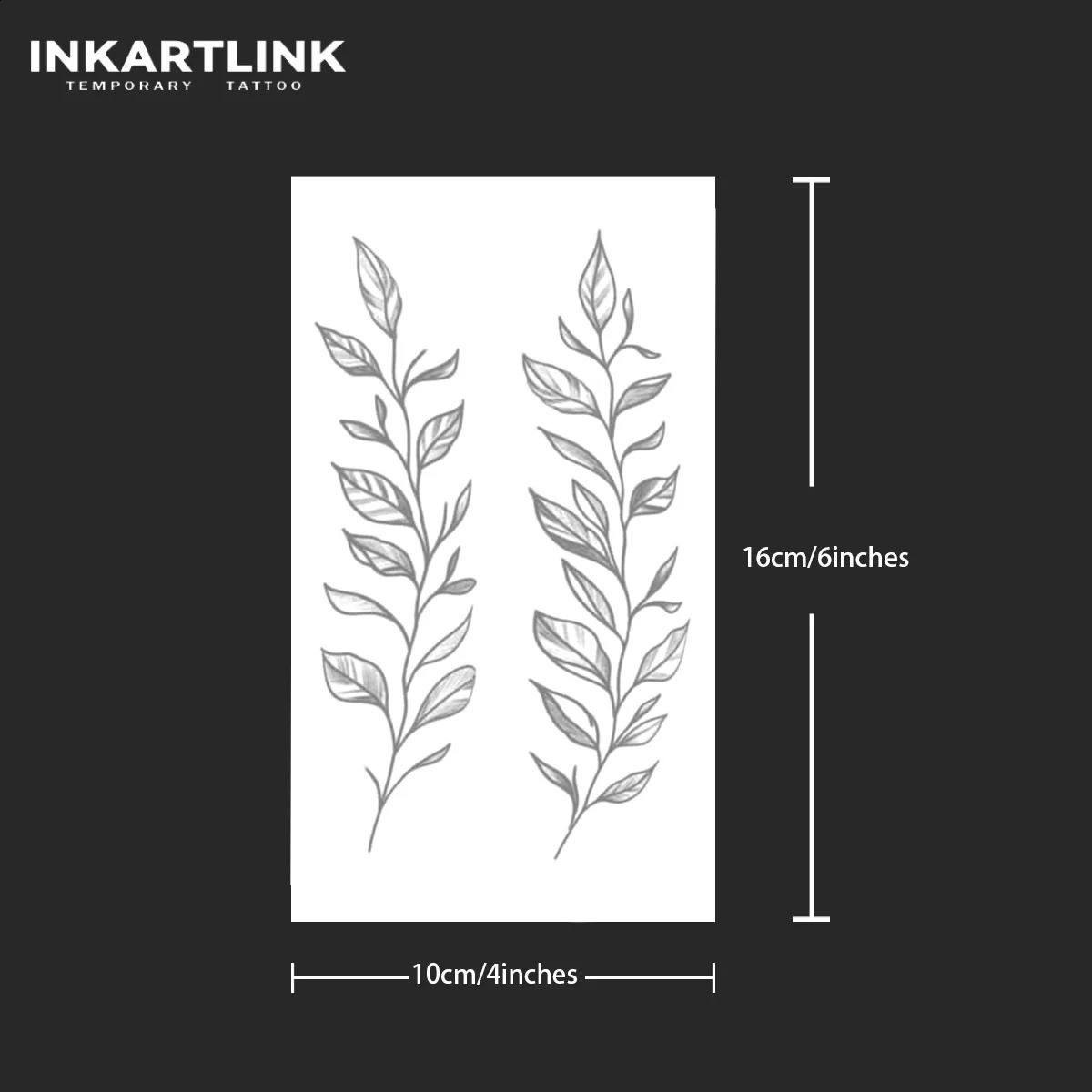 Vine Leaves Temporary TattooLasts To 15 Days Technology Magic Waterproof Semi Permanent Sticker 250219