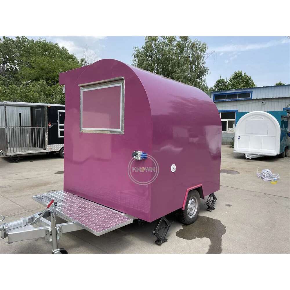 Concession Truck Van Coffee Shop Mobile Restaurant Snack Pizza Cart Ice Cream Hot Dog Kiosk Food Trailer Fully Equipped