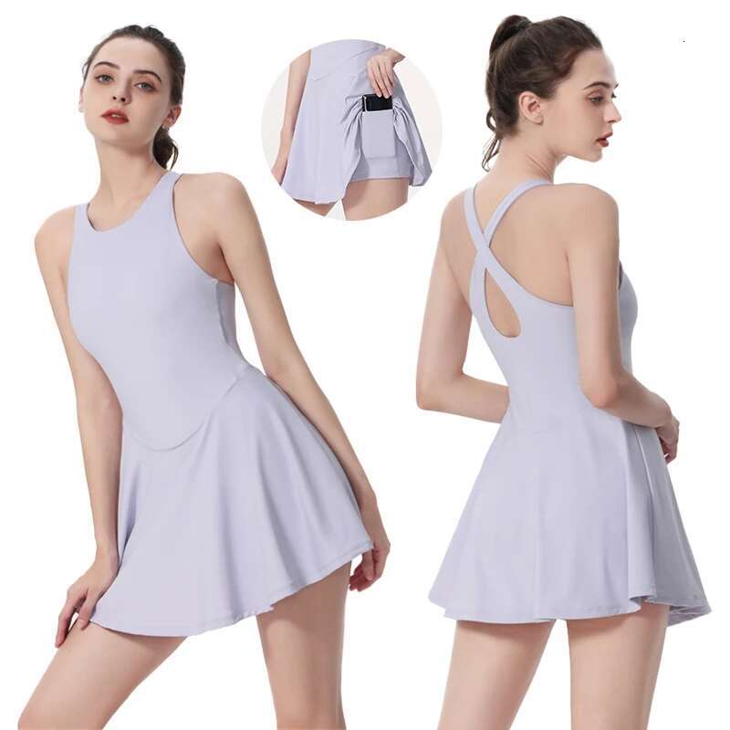 Tennis Yoga Outdoor Gym Sports Fiess Casual Skirt Clothes Training Suit Golf Badminton Dress Women Sportswear