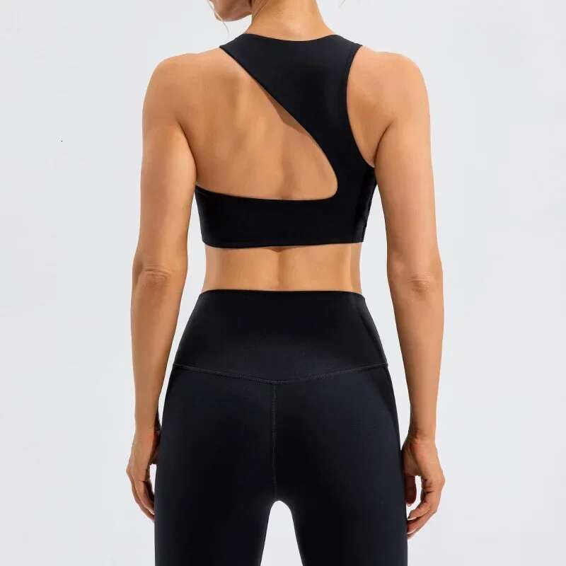 High Waist Slim Running Sports Beauty Back, Fiess Set, Tight Nude, Fashionable Slng Shoulder