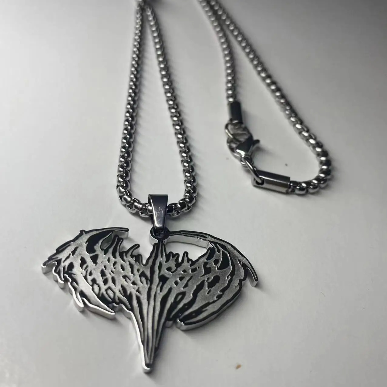 Steel Hip Hop Personality Item Pendant Chain European and American Fashion High Quality Necklace Hoodie Accessories 250228