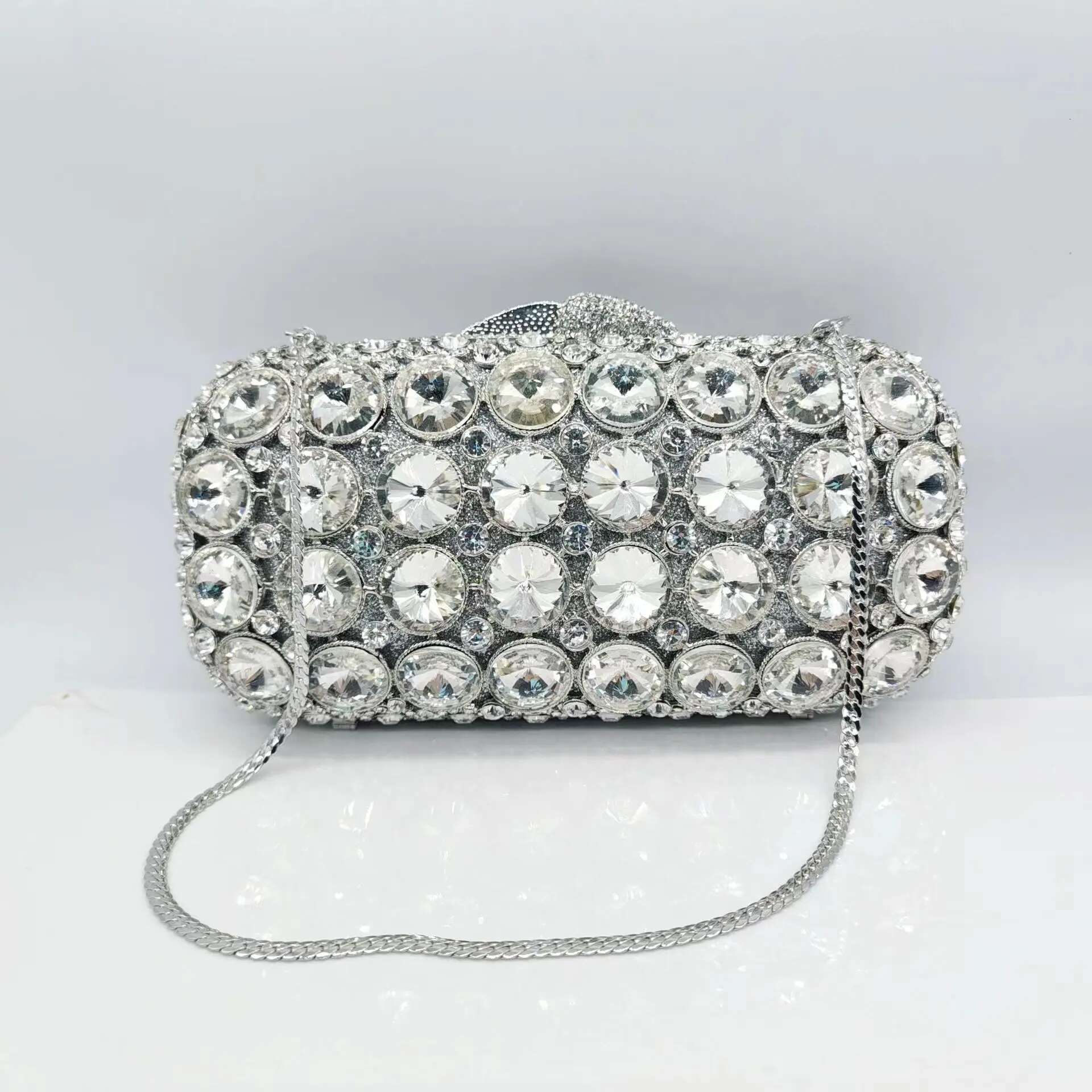 XIYUAN Newest Women Multi Colored Wallet Clutch Bag Designer Wedding Party Handbags Rhies Day Clutches Evening Bags