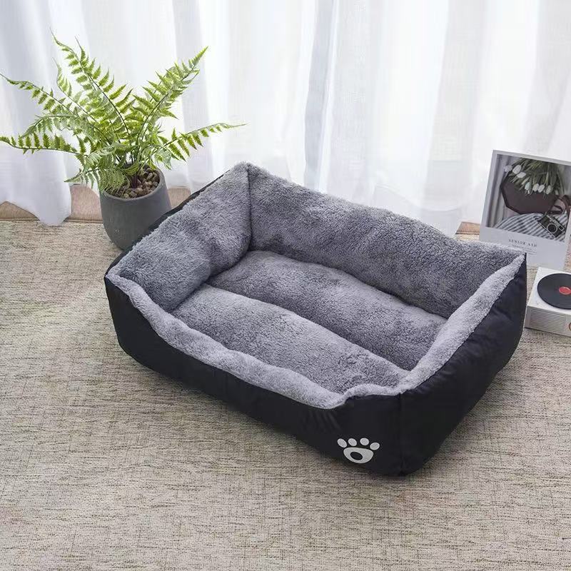 Net red dog Kennel Autumn/Winter Dog Cat Kennel Teddy dog kennel sleeping mat Medium large dog warm dog bed pet supplies