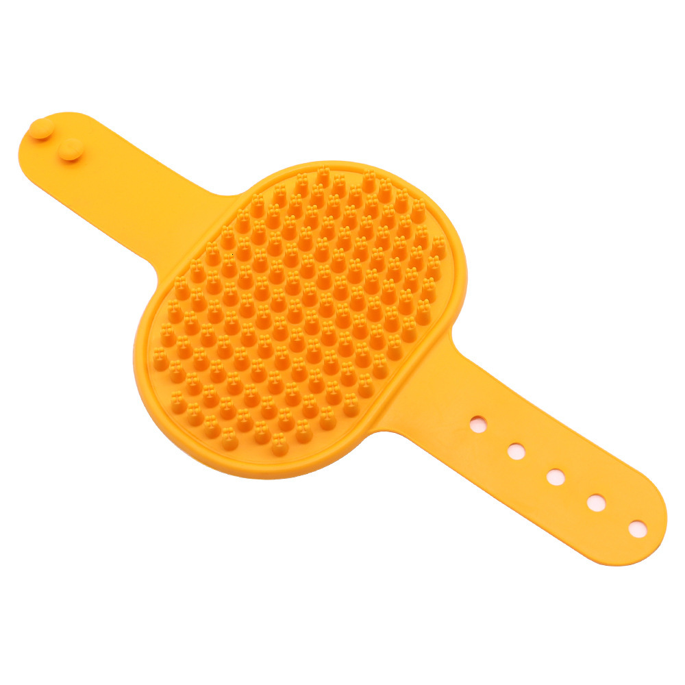Pet Combs Plum Blossom Dot Silicone Massage Short Haired Dog Scrub Bath Gloves Brush 5pcs/set Wholesale
