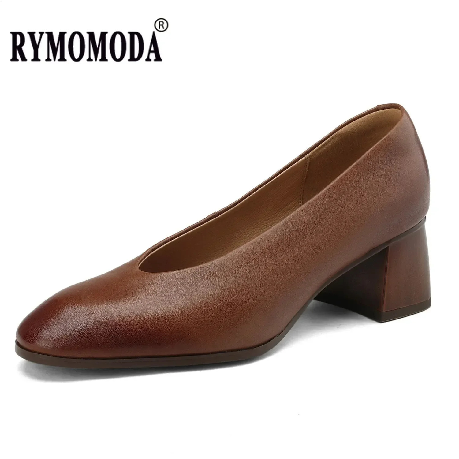 Women Genuine Leather Pumps Retro Cowhide Upper Pigskin Lining and Insole Female Spring Fall Handmde Gift Shoes Big Size 42 250228