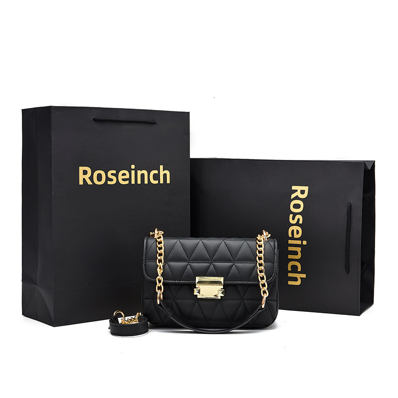 Women's 2025 New Fashionable Multifunctional Embroidered Thread Single Shoulder Chain Crossbody Bag Designer Handbag