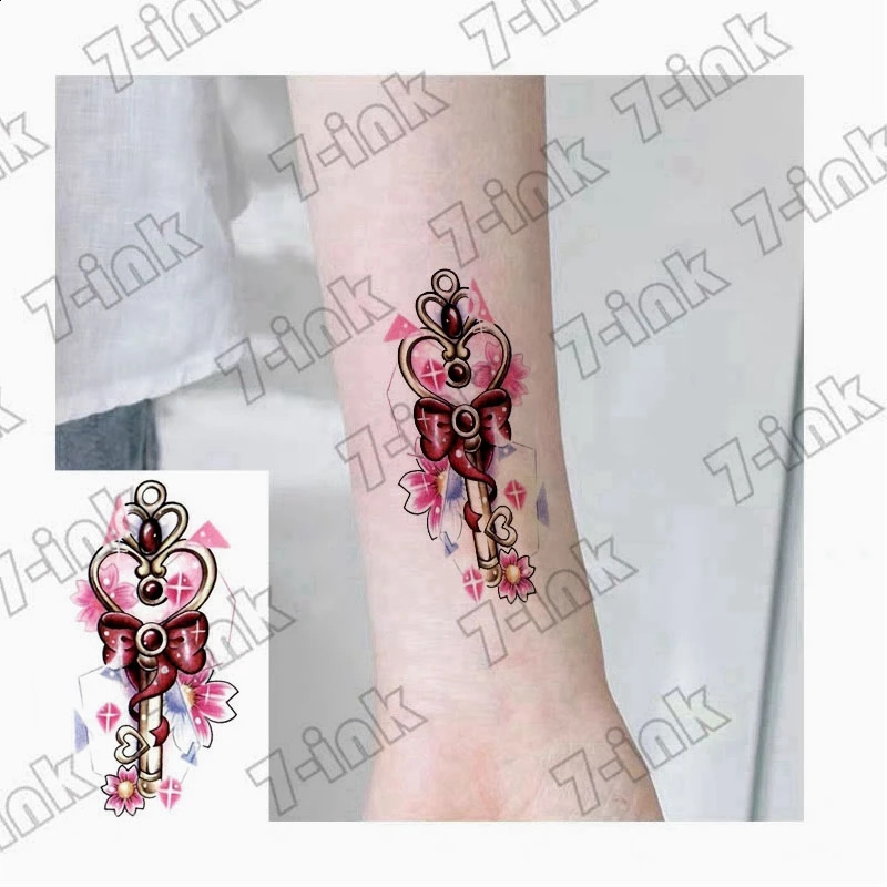 Waterproof Temporary Tattoo Sticker Cross Feather Shadows Flash For Men Women Kids 250219
