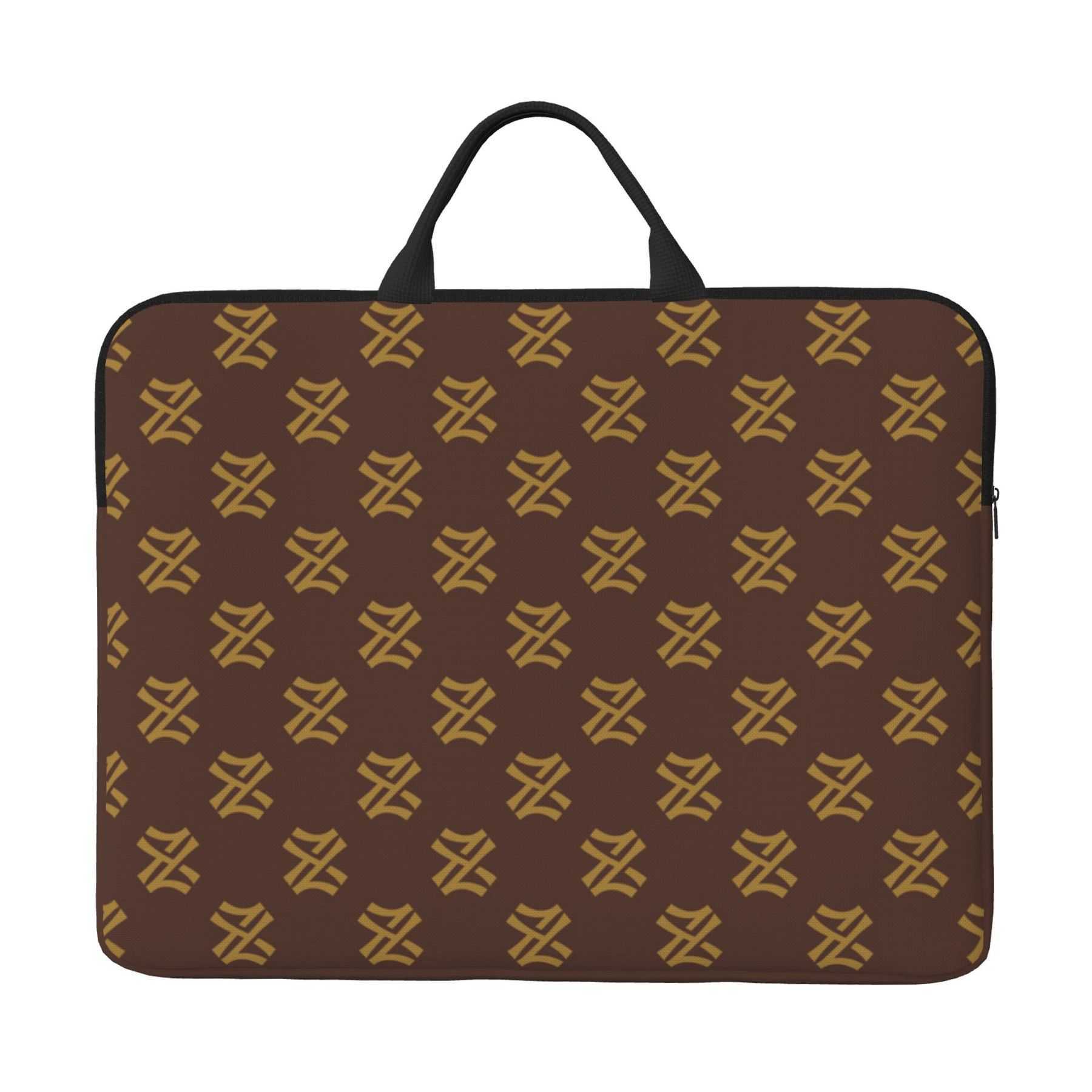 NXY Brown Briefcase Designer Bags Luxury Business Handbag Laptop Bag Notebook Bag Computer Handbags Shoulder Bag Classic Retro Postman Bag