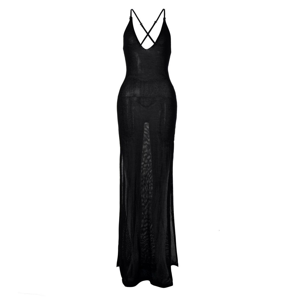 Women's New4 Summer New Product Fashionable And Sexy Bareback Strap Slimming Split Dress