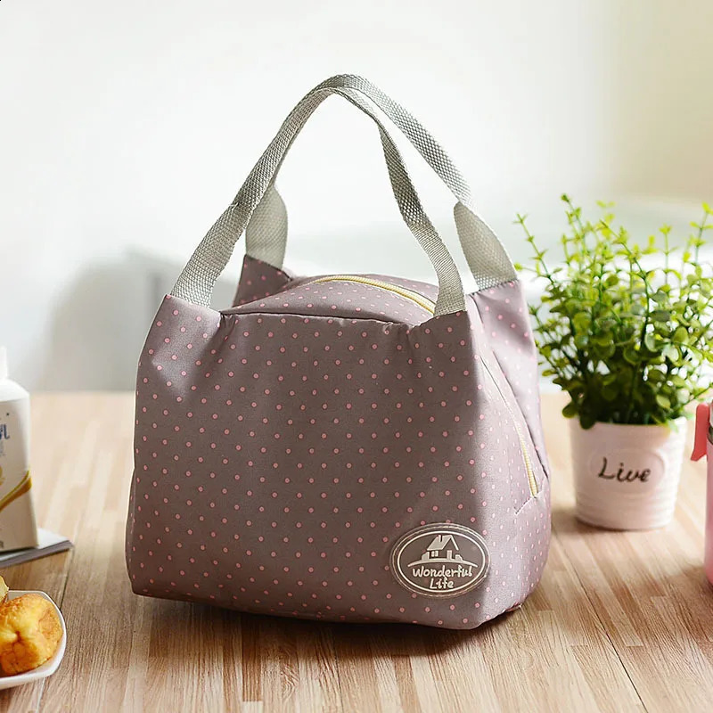 Student bento bag picnic bag with insulation ice pack fresh storage bag Loncheras portable lunch box bag Loncheras De Mujer 250228