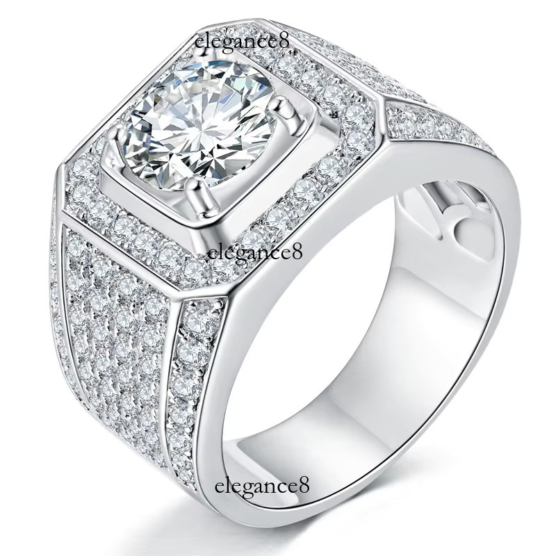 VVS Wedding Engagement Men's Silica Ring