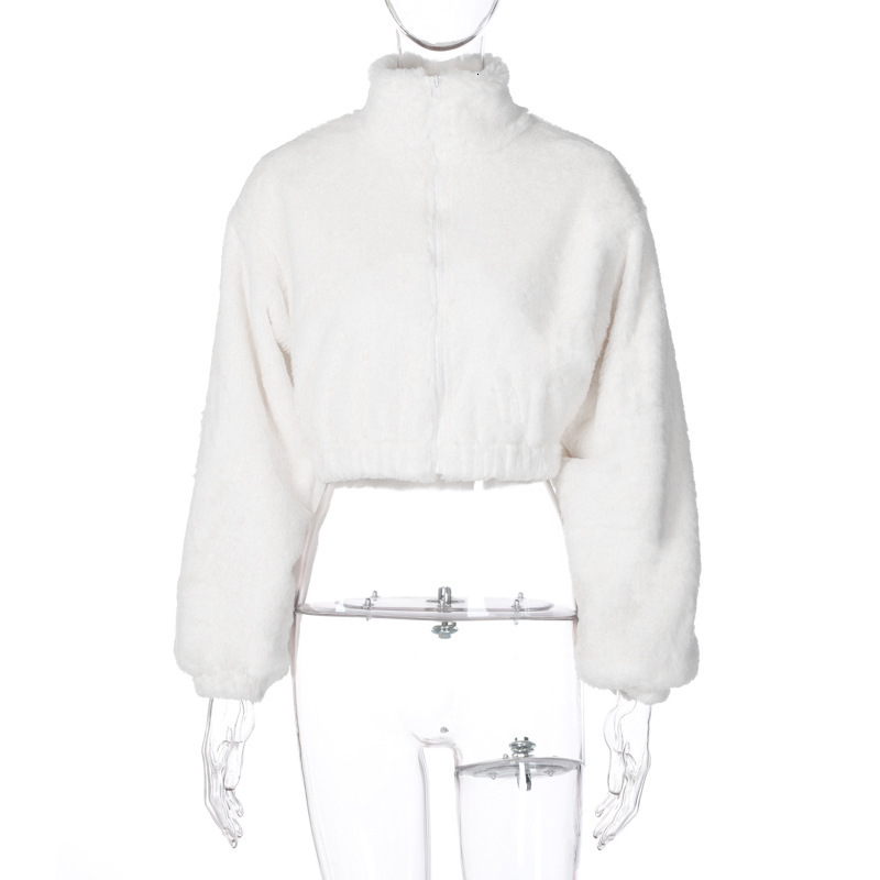 Top Selling Plush Zippered Hoodie Spring New, New Loose And Stylish Long Sleeved Top For Women's Clothing