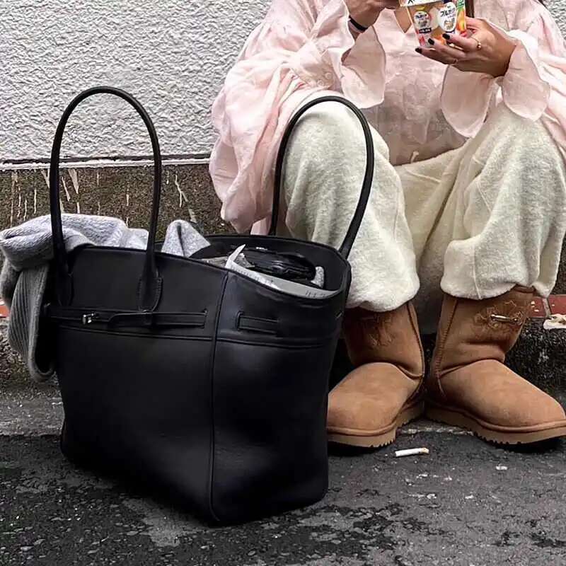 Fashion Large Capacity Women Shoulder Designer Lady Handbags Pu Leather Tote Commuter Bag Trend Bags Set