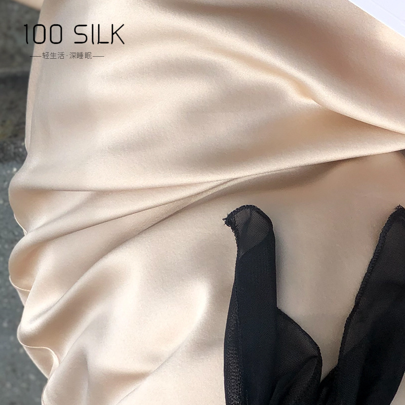 Z2280 Silk skirt Spring and summer new arrival mulberry silk shiny long hip skirt elastic high waist slim fishtail skirt