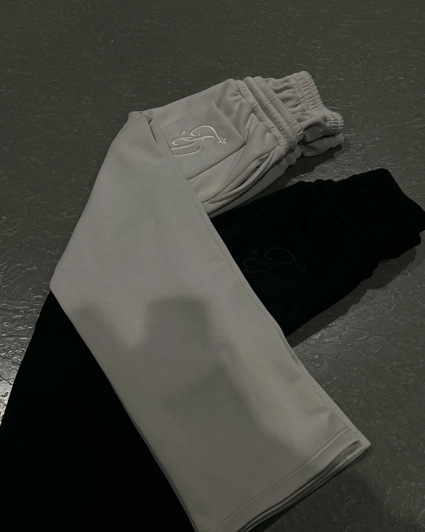 Korean simple style double waist patchwork sweatpants mens hip-hop skateboard y2k daily jogging casual sports pants 250228