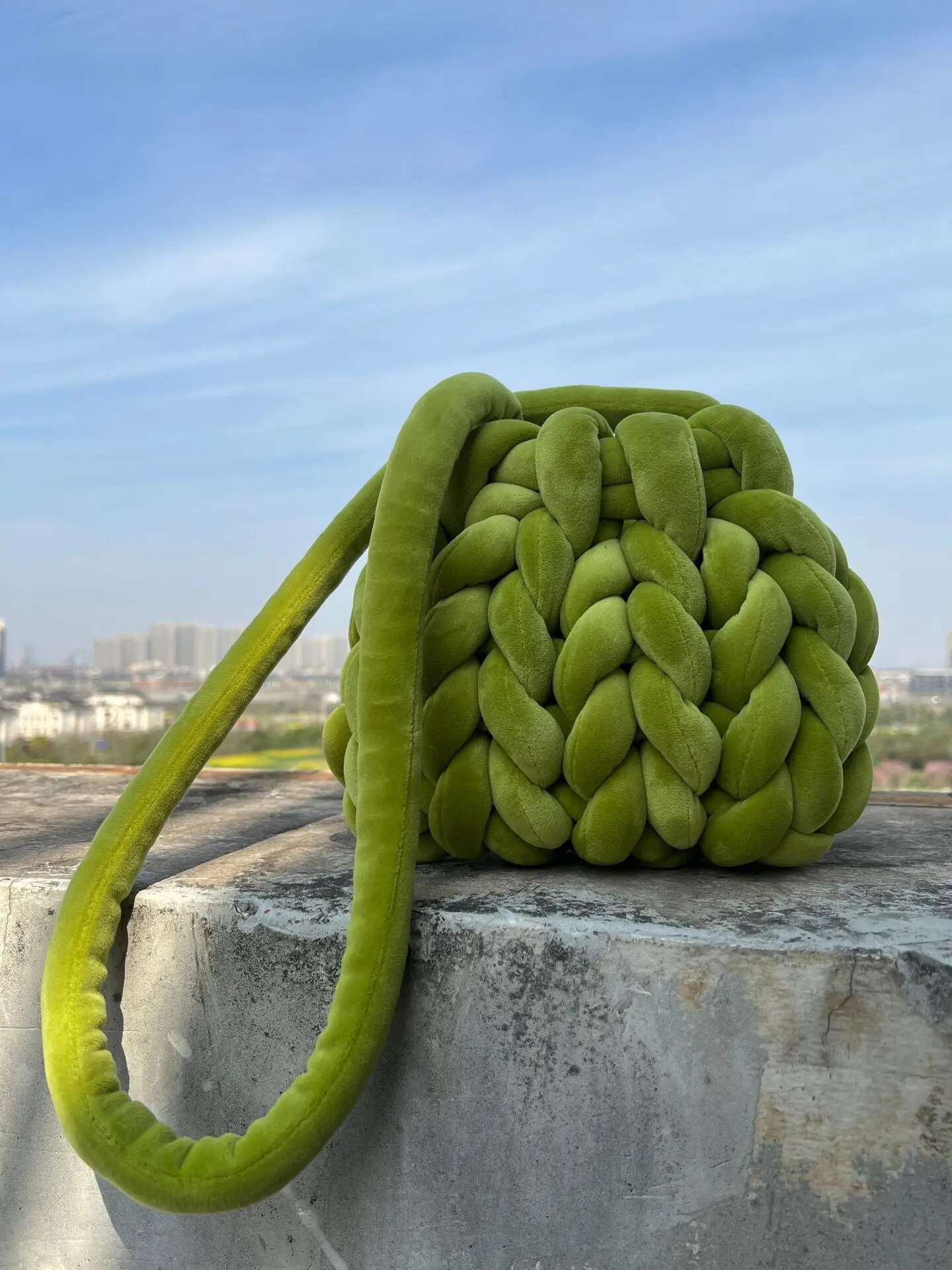 Fashion Knitted Shoulder For Women Crossbody Bags Ladies Weave Casual Shopping Messenger Purse Beach Handbag