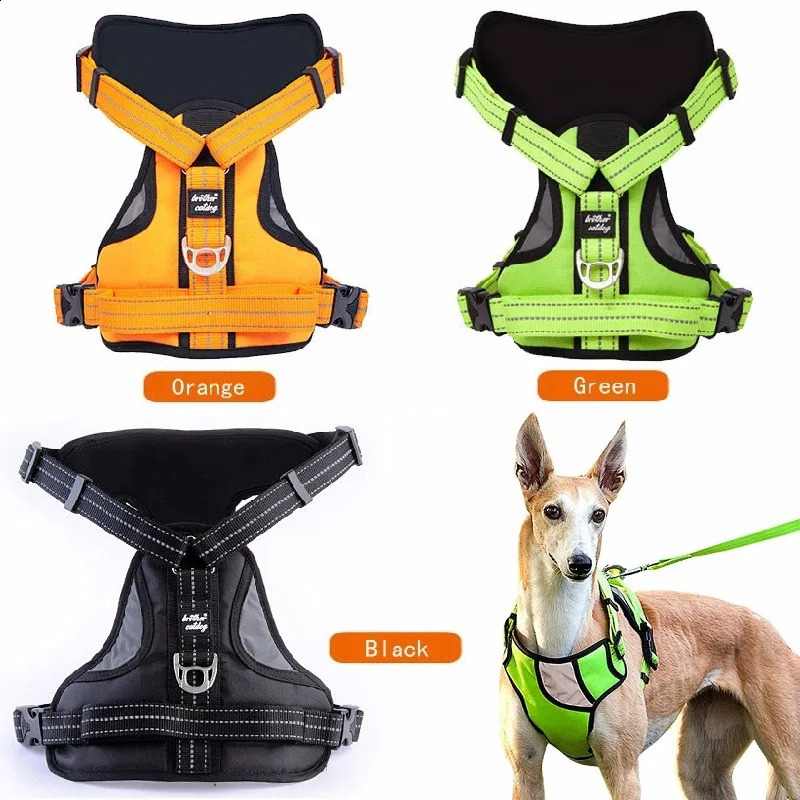 No Pull Pet Harness No Choke Front Lead Dog Harness Adjustable Soft Padded Dog Vest for Medium Large Dogs 250224