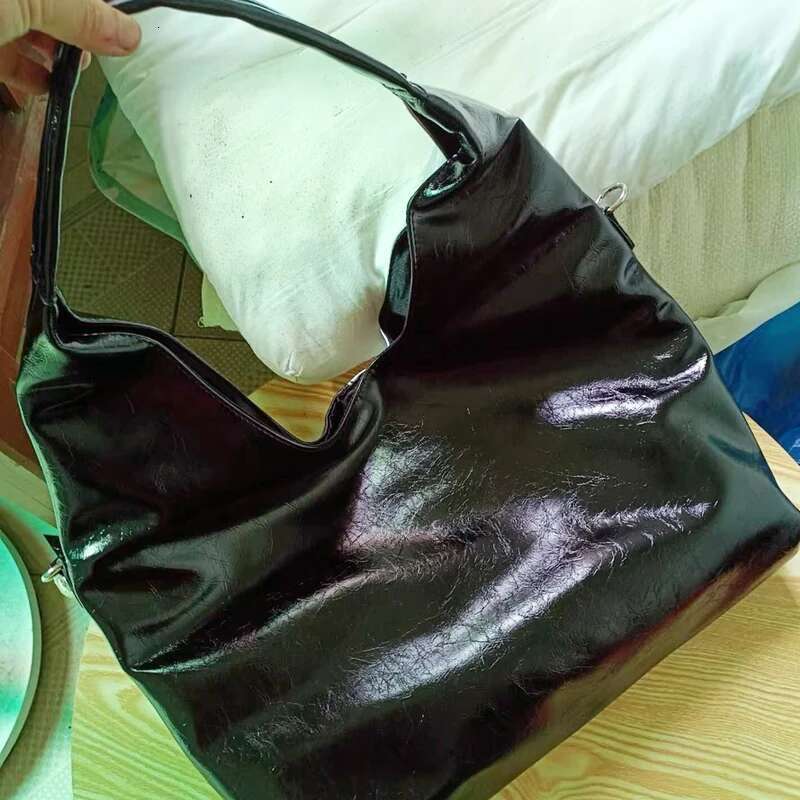 Large Capacity Bags For Women Designer Handbag Purses New In PU Splicing Contrast Color Metal Ball Underarm Shoulder