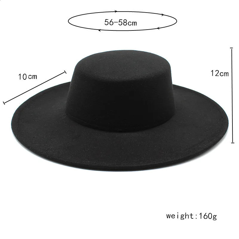 Bowler hat Womens cap hats for men fedoras fashion fedoras felt panama chapel beach elegant Wedding picture hat fascinator 250228