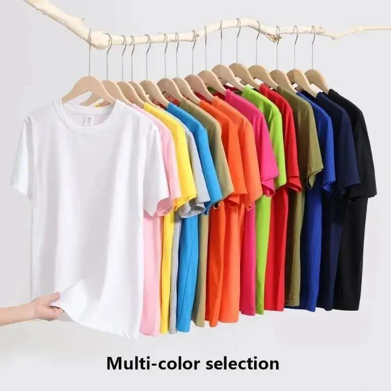 2025 New Embroidered Cotton Round Neck Short Sleeve Designer Men's Casual Versatile Loose Comfortable T-shirt Trendy T-shirt