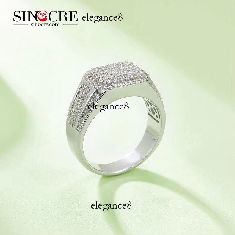High quality silica men's ring Sinocre jewelry