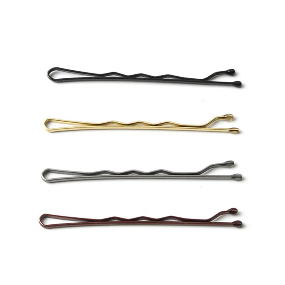 50 Pcs 4 Colors 5cm Hair Clip Lady Hairpins Curly Wavy Grips Hairstyle Hairpin Bobby Pins Styling Accessories 250218