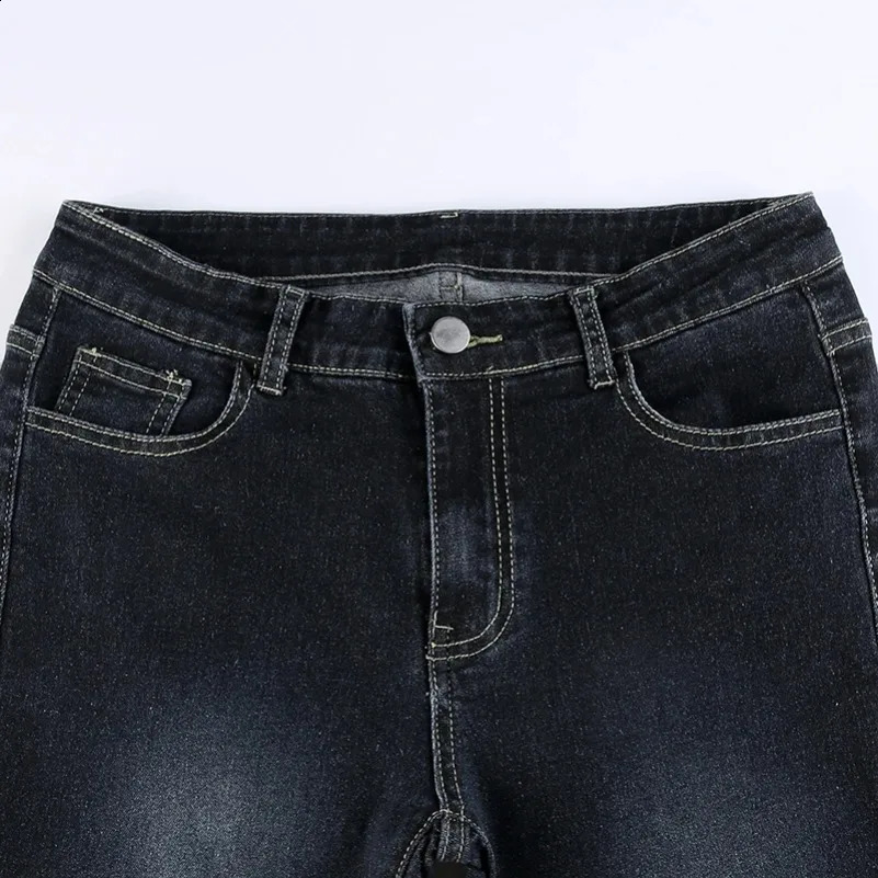 y2k Flare Jeans Vintage Low Waisted Cute Trousers Aesthetic Streetwear Casual Cargo Pants Women Korean Distressed Jeans 250225