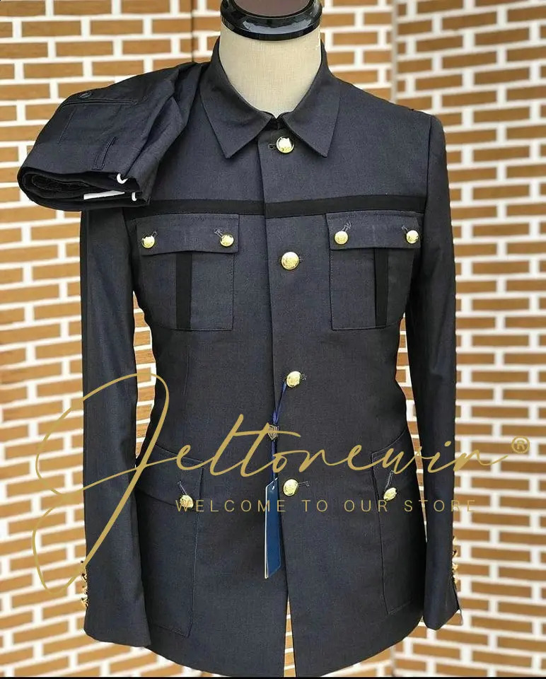 Mens Suit 2 Piece Suit Casual Jacket Pants Formal Wedding Tuxedo Groom Clothes Custom Blazer Costume Mens Suit 250224
