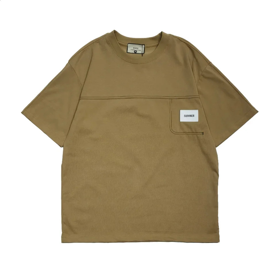 Mens Oversized T-Shirts Minimalist line Plain T Shirt Harajuku Casual Cotton Short Sleeve Pullover Tee top clothing 250225