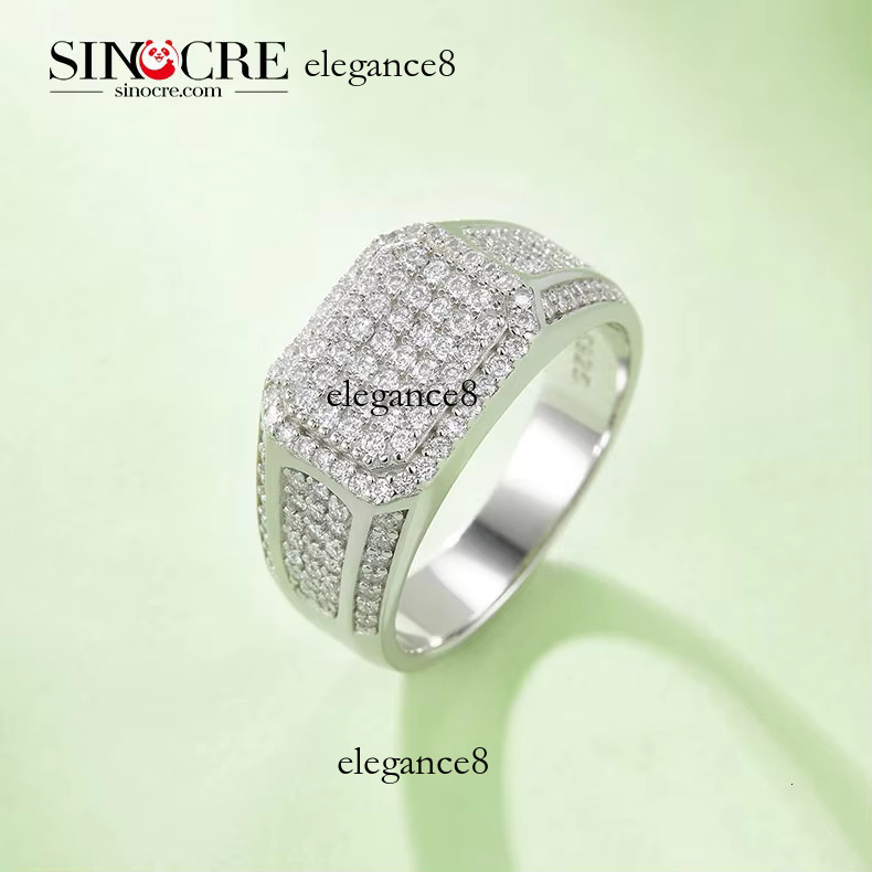 High quality silica men's ring Sinocre jewelry