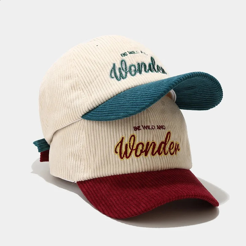 Fashionable autumn winter denim baseball cap mens retro magical womens letter embroidery keeps warm snap hiphop gorilla 250228