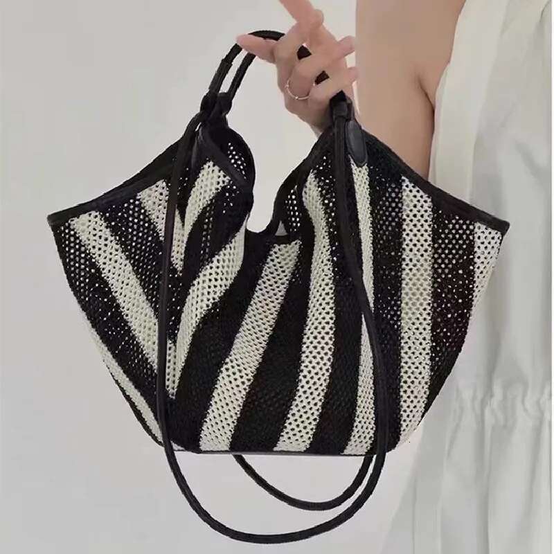 Forest Lazy Style Crossbody Bohemian Handmade Grass Bag Leisure Vacation Beach Women's Woven Dumpg Bun