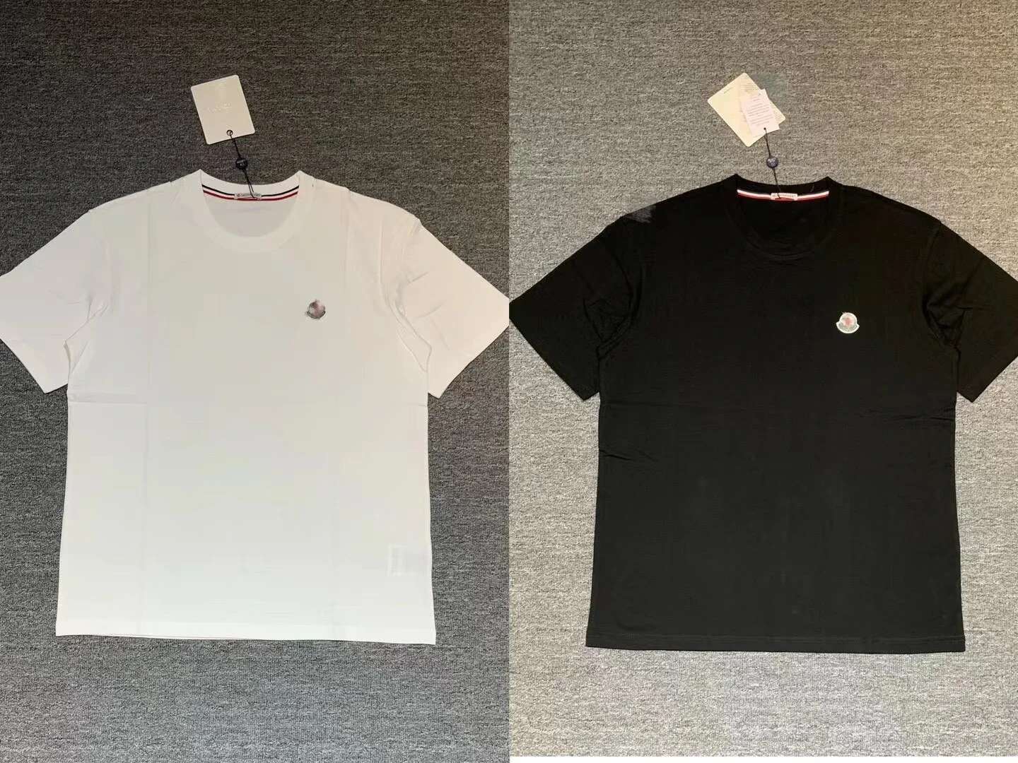 2025 New Embroidered Cotton Round Neck Short Sleeve Designer Men's Casual Versatile Loose Comfortable T-shirt Trendy T-shirt