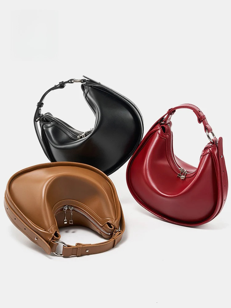 Designer Bags Hobo For Women Underarm Genuine Leather Shoulder Crossbody Bag High Quality Handbag Birthday Gift
