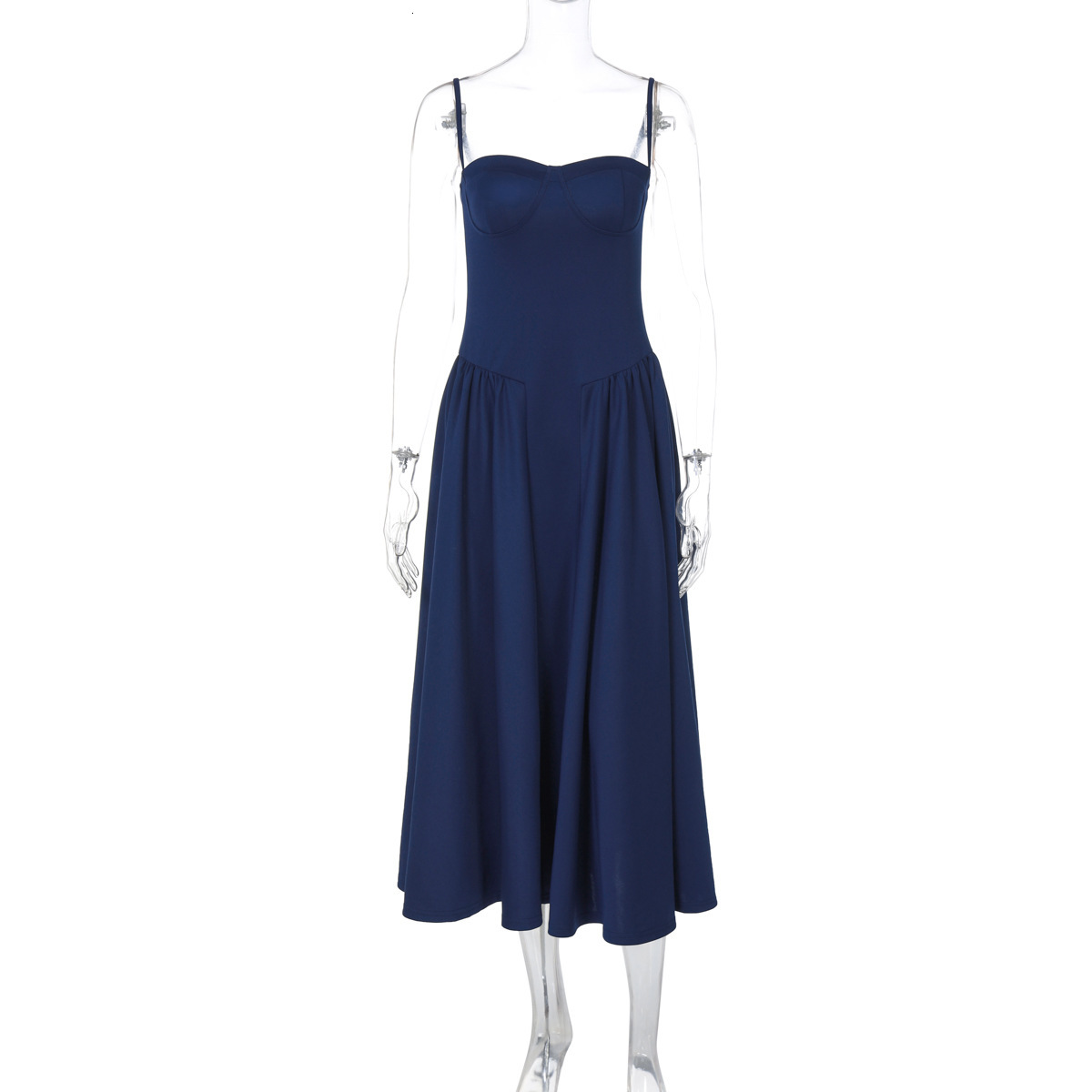 Hot Selling Women's Clothing New4 Autumn And Winter New Product Sexy Waist Slimming Backless Camisole Dress