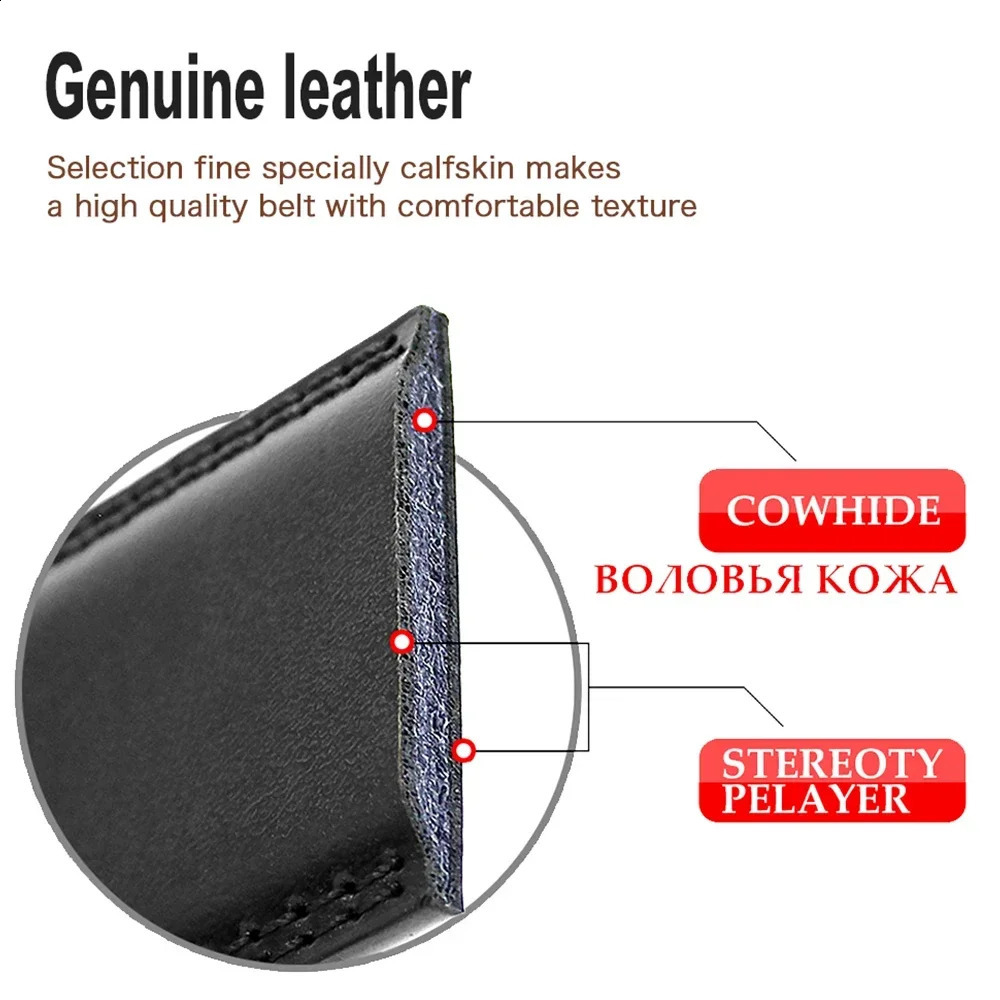 Men Belt Automatic Buckle Belt Fashion Alloy Belts Genune Leather Belts for Men Business Clothes 250227