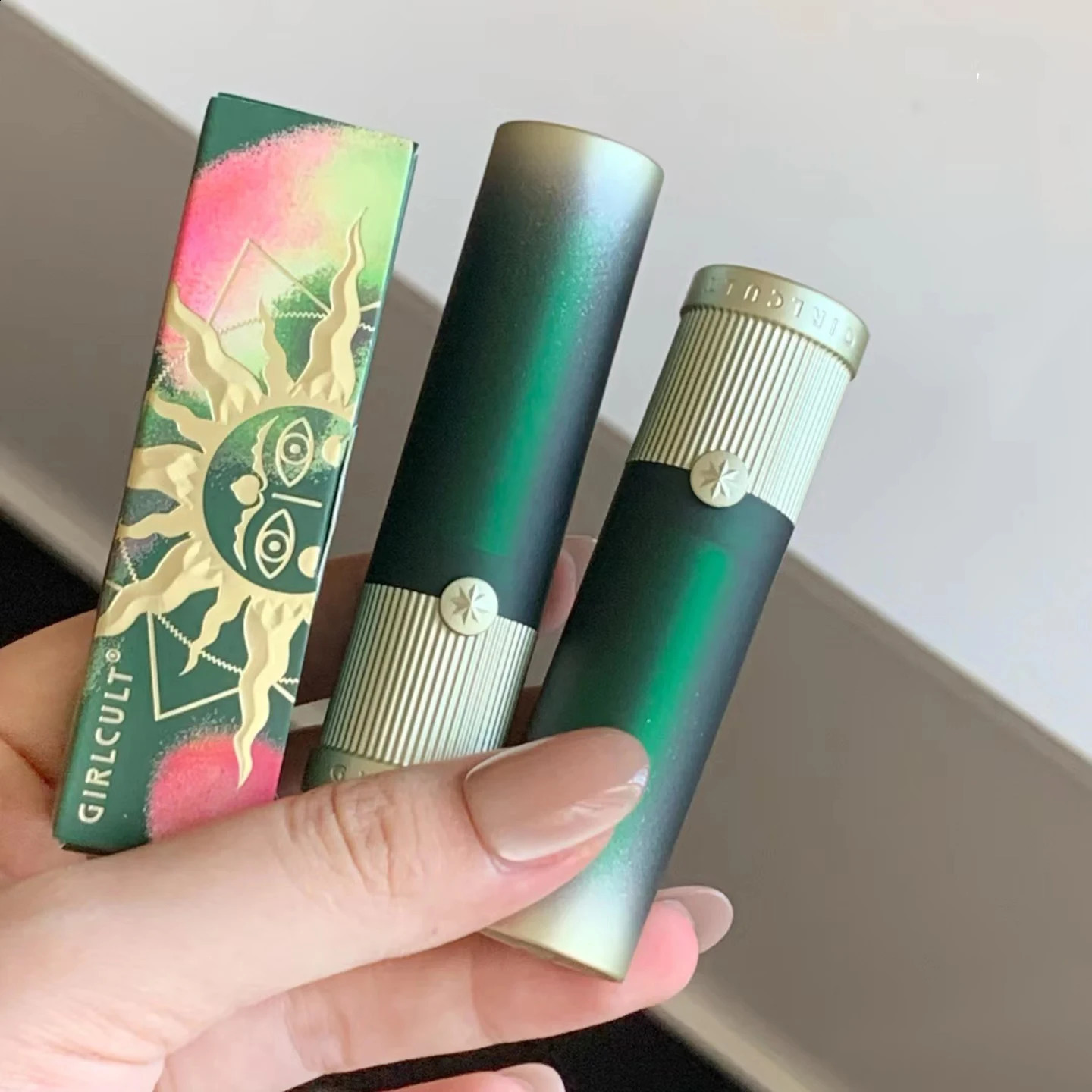 Girlcult Coiled Peach Mirror Lipstick Hydrating Makeup Lipgloss Glossy Lip Balm Long Lasting Moisture Solid Lip Glaze Vegan 250224