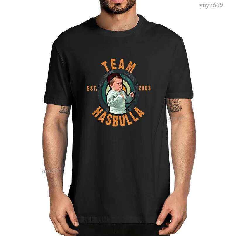 Cotton Team 100% Est.2003 Hasbulla Hasbullah Smile Classic Summer Mens Novelty Tshirt Women Casual Streetwear Hipste Tee 22052