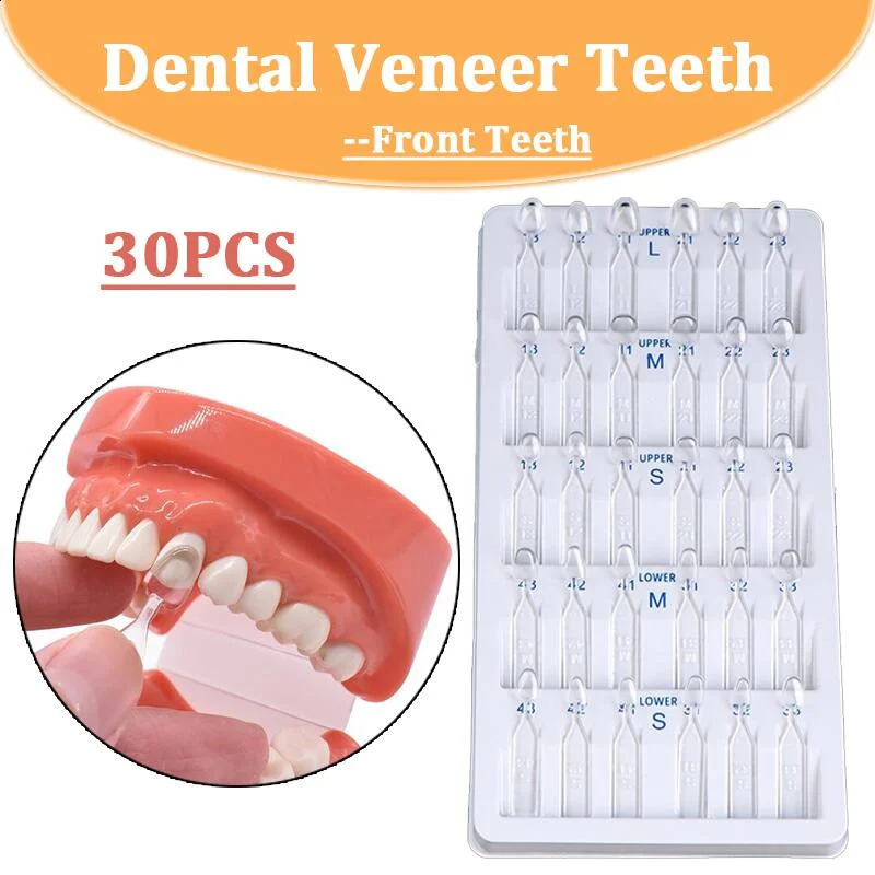 1set Dental Veneer Mold Box Composite Resin Light Cured Front Teeth Rapid Dental Tool 250228