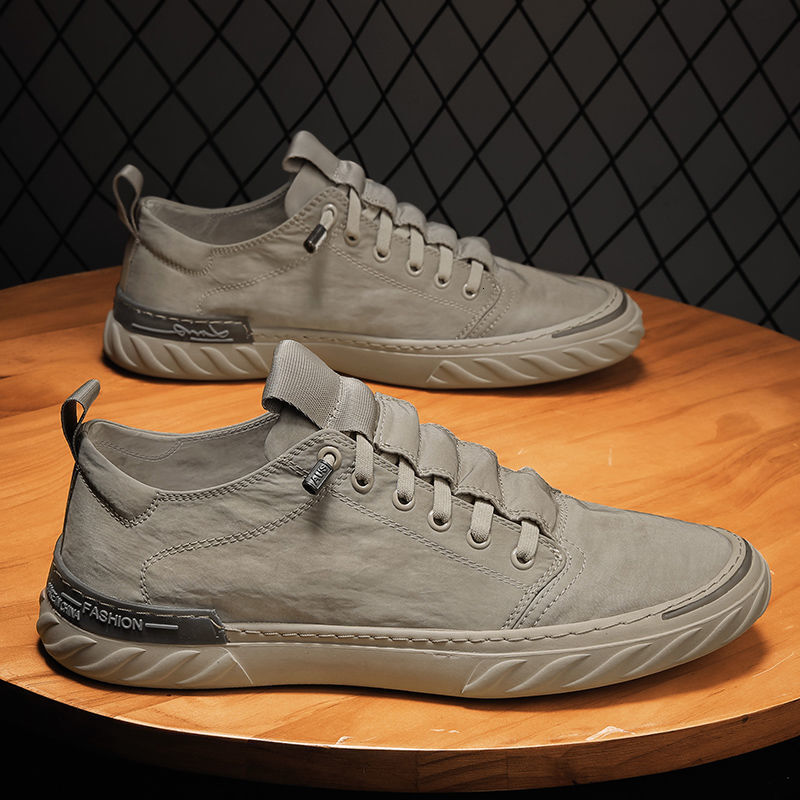 2025 New Ice Silk Breathable Summer Skateboarding Shoes Outdoor Old Beijing Cloth Men's Design Casual Canvas Fashion Board Shoes