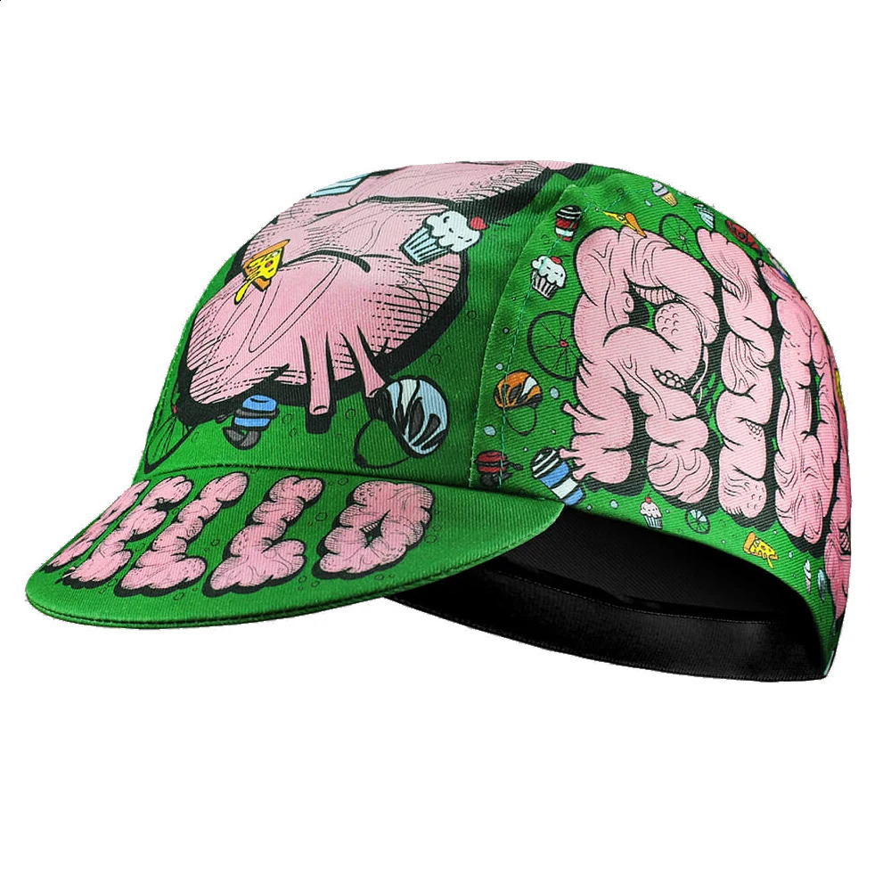 Retro Polyester Cycling Caps Men Women Summer Breathable Quick Dry Bicycle Hats 12 Style Choice 250228