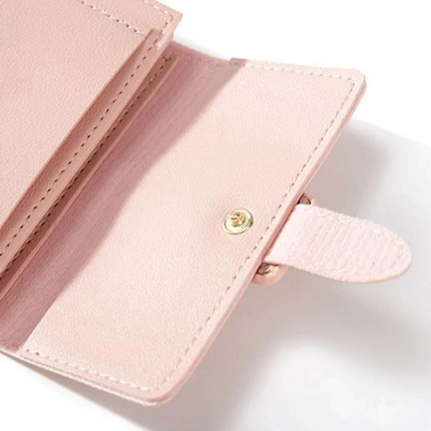 Candy Colored Small Wallet PU Leather Coin Paste Women's Card Holder Mini Designer Standard Women's Solid Wallet