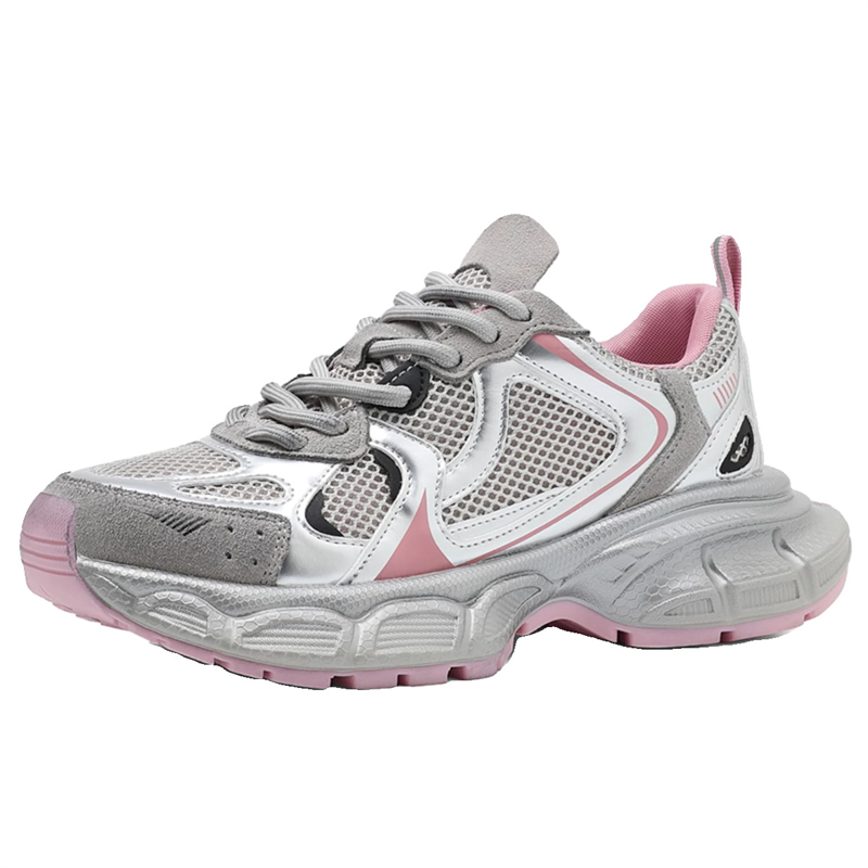 Designer shoes Free shipping designer Running Shoes for woman 2025 new sport outdoor Breathable Massage Height Increasing pink shoes