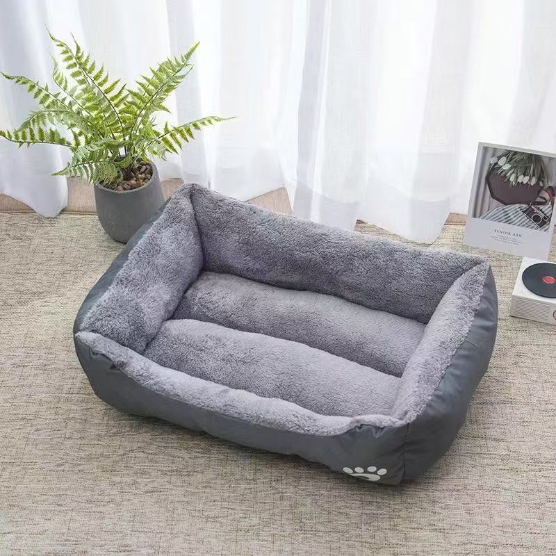 Net red dog Kennel Autumn/Winter Dog Cat Kennel Teddy dog kennel sleeping mat Medium large dog warm dog bed pet supplies