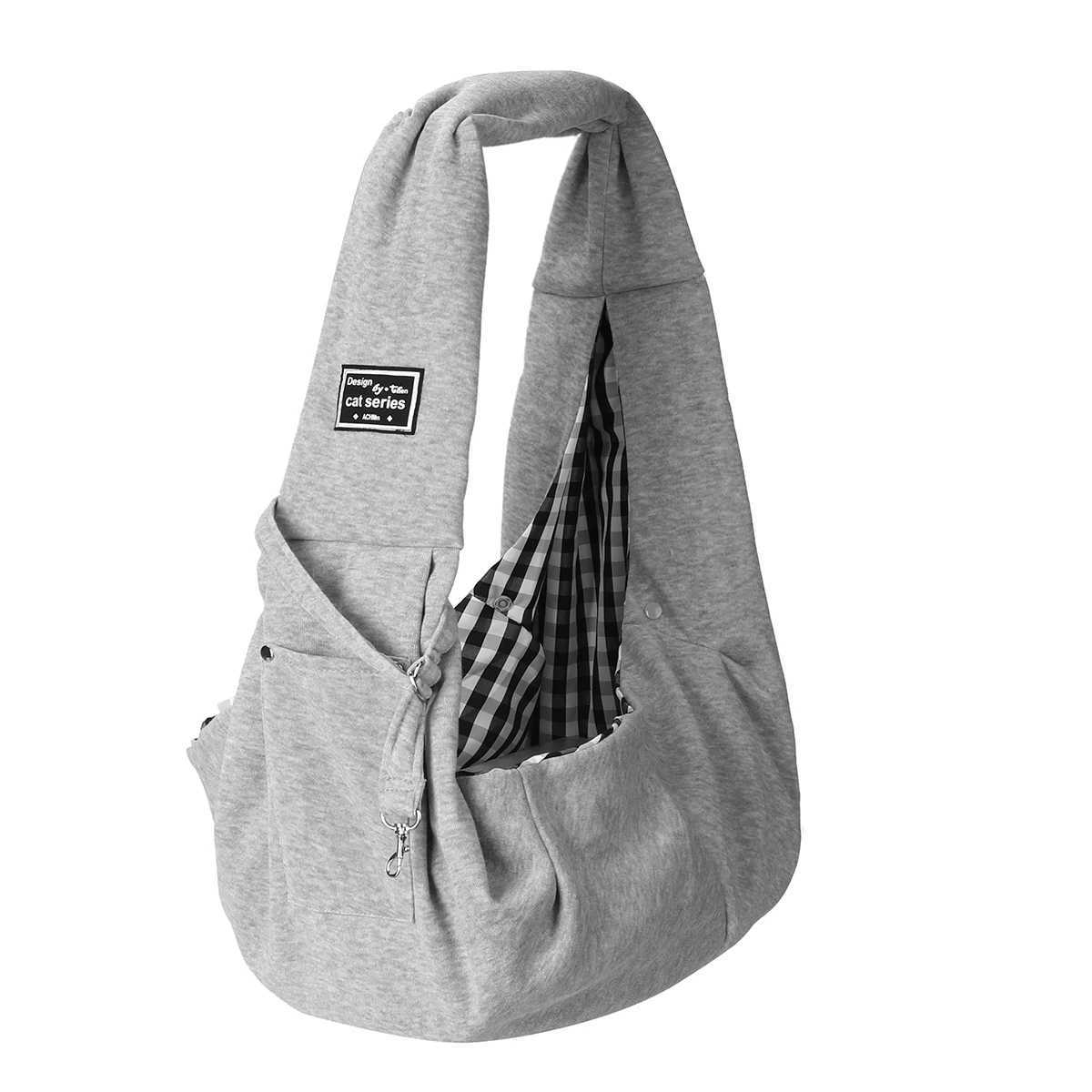 Pet Puppy Carrier Bag Cats Puppy Outdoor Travel Dog Shoulder Bag Cotton Single Comfort Sling Handbag Tote Pouch 250205