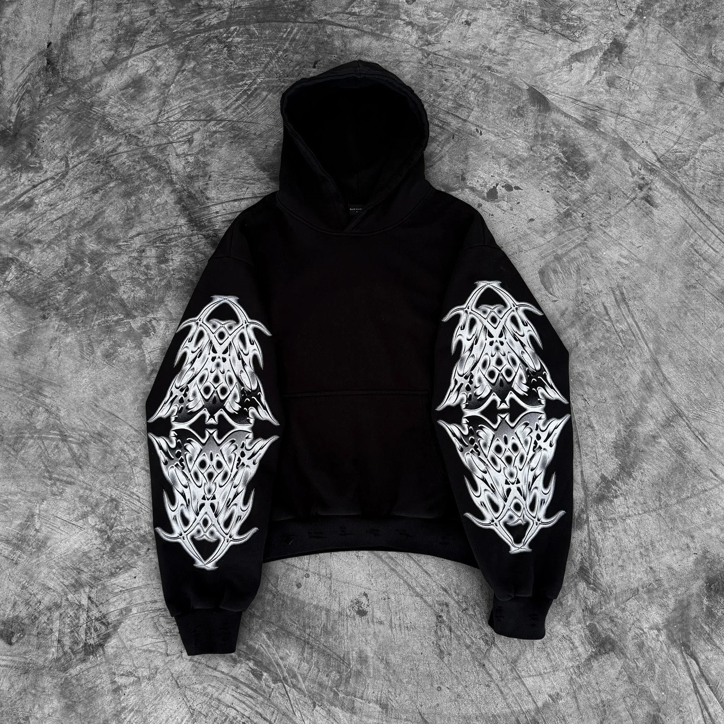 American Gothic Punk Arm Printed Hoodies Women Fashion Harajuku Y2K Vintage Men Casual Couples Casual Hoodie Sweatshirt 250226