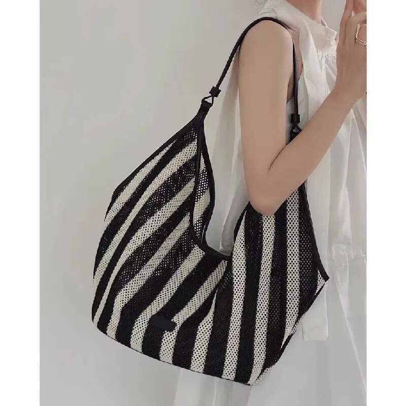 Forest Lazy Style Crossbody Bohemian Handmade Grass Bag Leisure Vacation Beach Women's Woven Dumpg Bun
