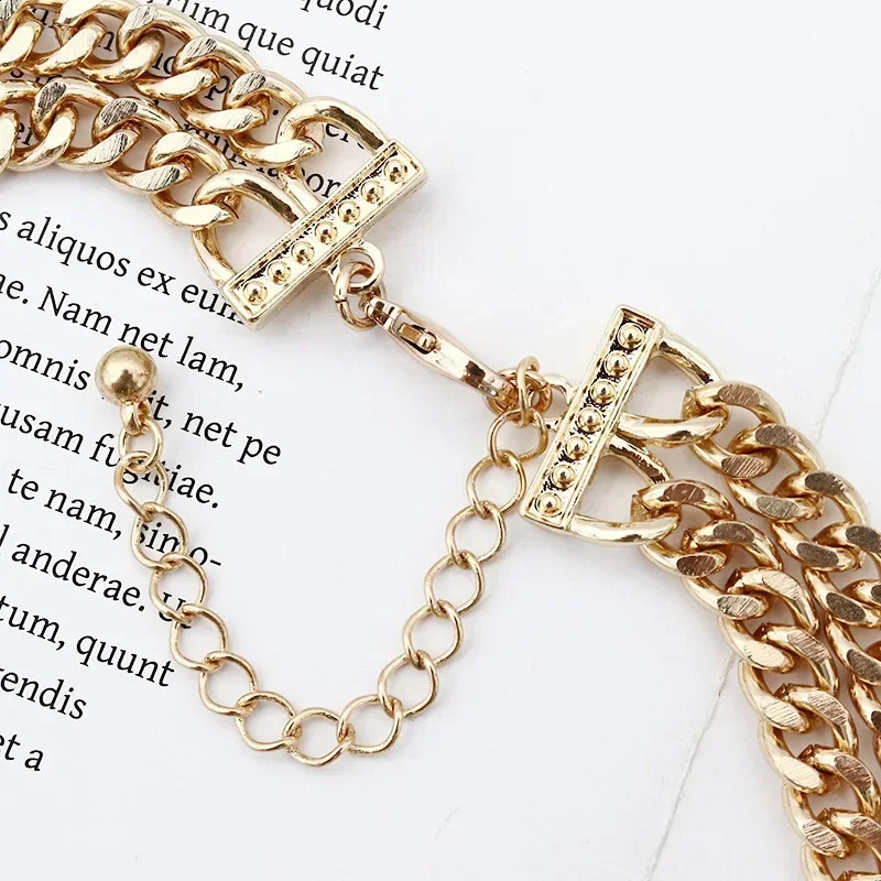 Hip Hop Crystal Double Leopard Head Pendant Necklace With Double Cuban Chain For Men Women Fashion Panther Jewelry drop 250228