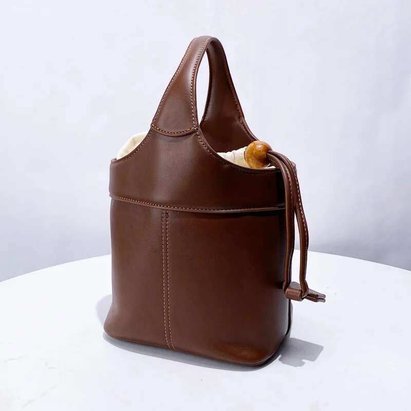 Drawstring Small Bucket Bags For Women Designer Handbags Purses 2025 New In Fashion With Inner Pocket Shoulder Crossbody